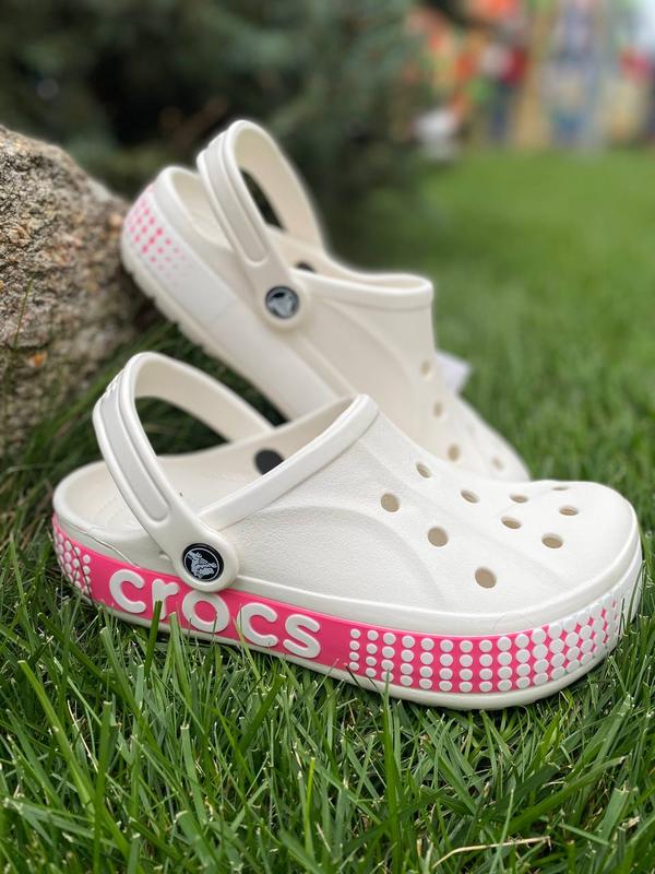 Сабо крокс crocs bayaband logo motion белые логотип crocs — цена 1690 ...