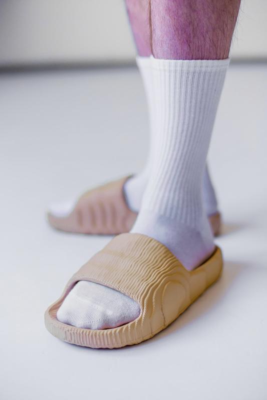 Мужские шлепанцы adidas adilette 22 slides biege адидас адилетт 22 ...