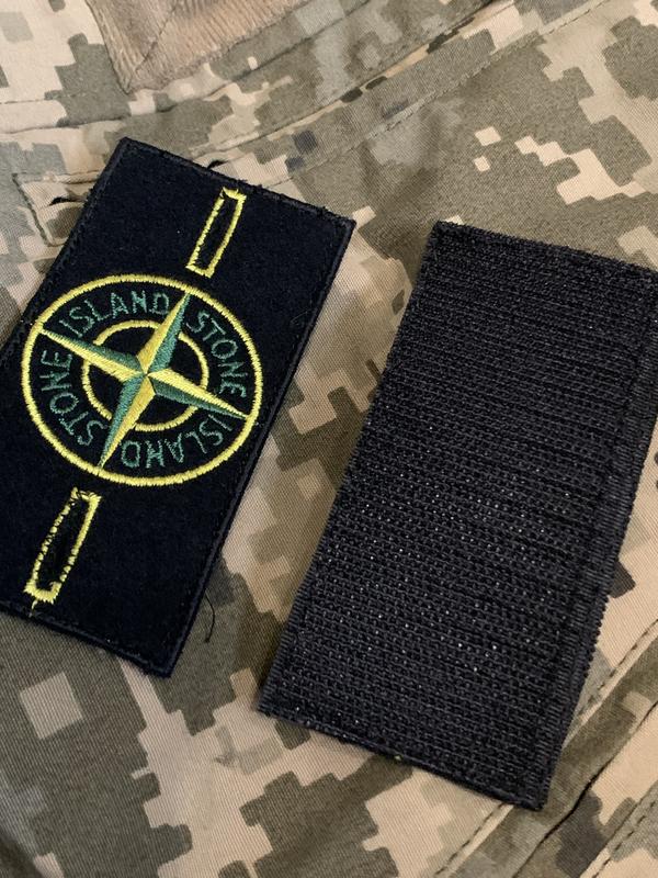 Патч stone island на липучке (липучка велкро) нашивка на липучье — цена ...