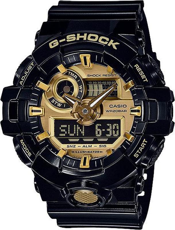 Часы casio g-shock ga-710gb-1aer новые!!! мужские — цена 6997 грн в ...