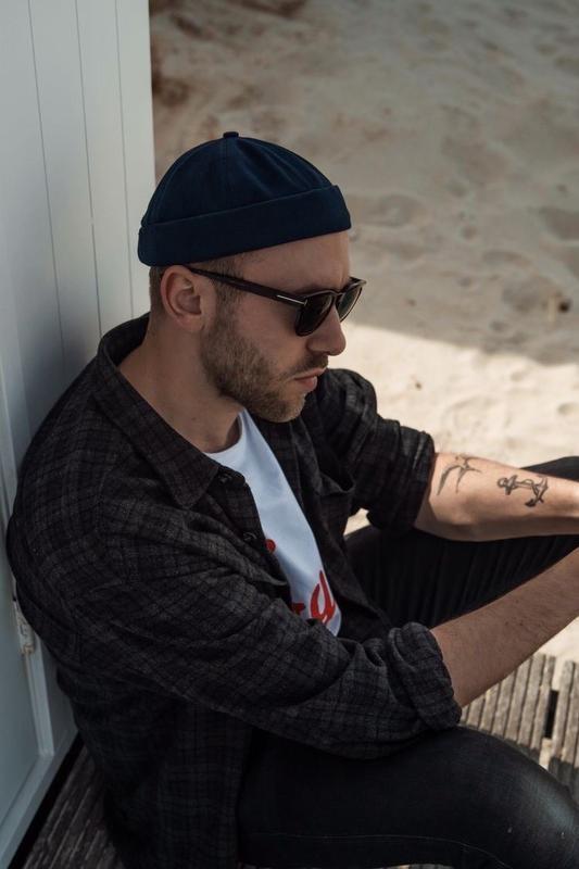 Коттоновая кепка докер, бейсболка без козырька dekra — цена 260 грн в ...