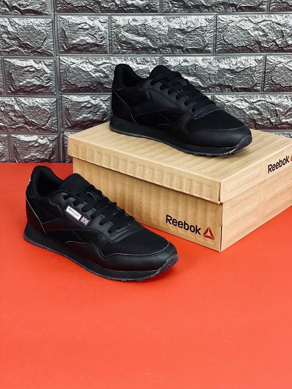 Кроссовки мужские reebok classic black кросовки рибок — цена 999 грн в ...