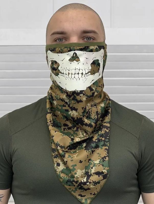 Военная маска череп pixel, армейская маска пиксель с принтом череп ...