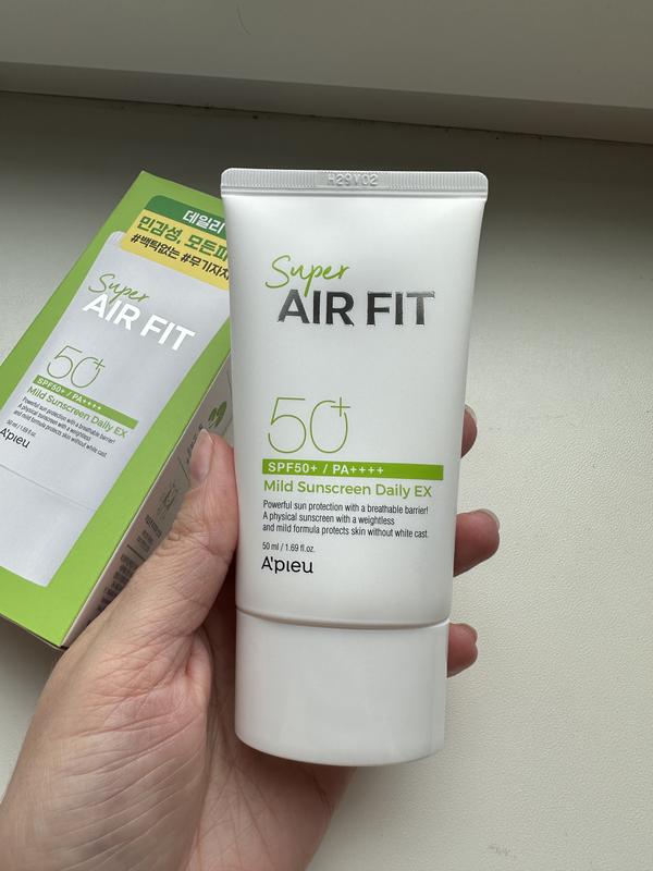 Apieu super air fit daily ex минеральный солнцезащитный флюид для лица ...