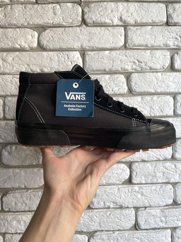 Новые черные высокие vans style 29 mid dxanaheim factory высокие черные ...