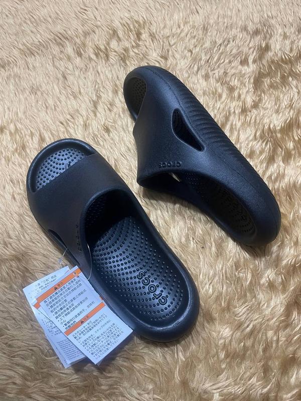 Шлепки слайды кроксы черные crocs mellow slide black m4 m5 m6 m7 m8 m9 ...