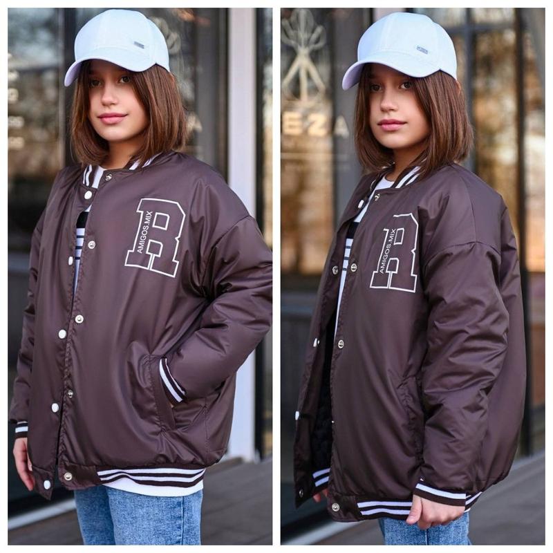 Підліткова куртка-вітровка для дівчаток, розміри на зріст 140 — 164 ...