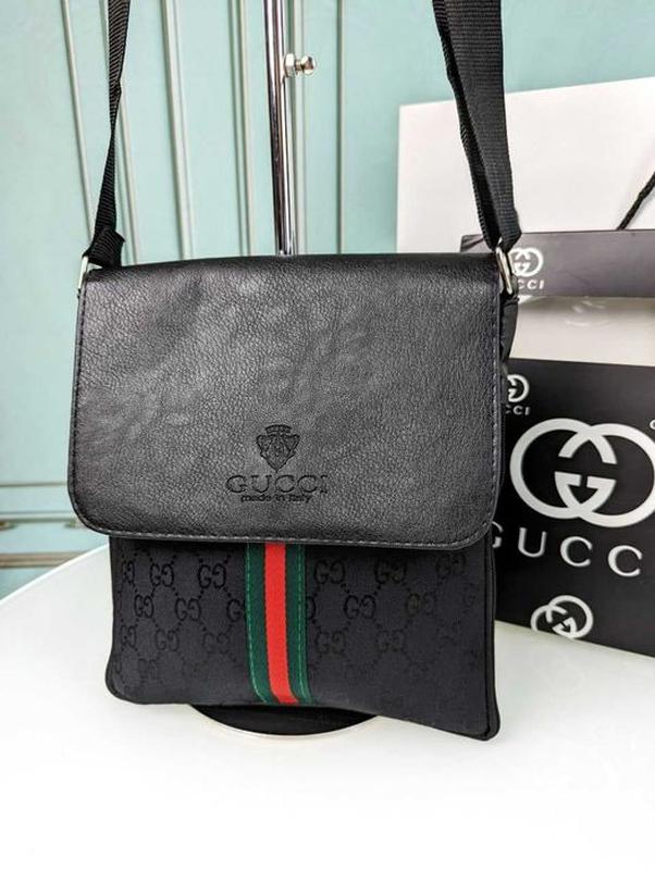 Чоловіча сумка через плече gucci гуччи. барсетка, мессенджер. сумка ...