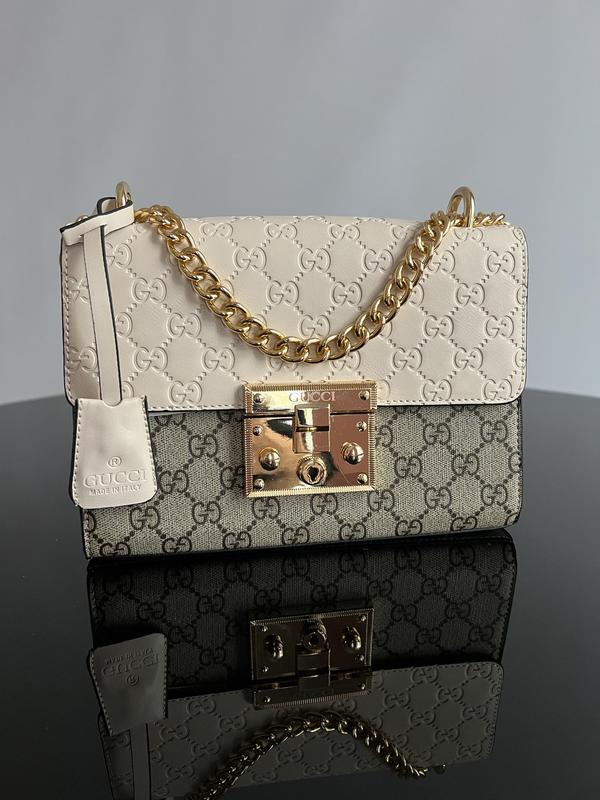 Сумка в стилі гуччі/gucci люкс якість молочного кольору — ціна 1650 грн ...