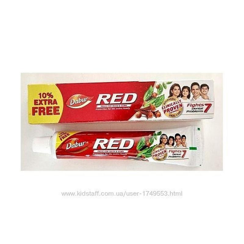 Рэд дабур, оригинал, зубная паста аюрведическая, red dabur. индия ...