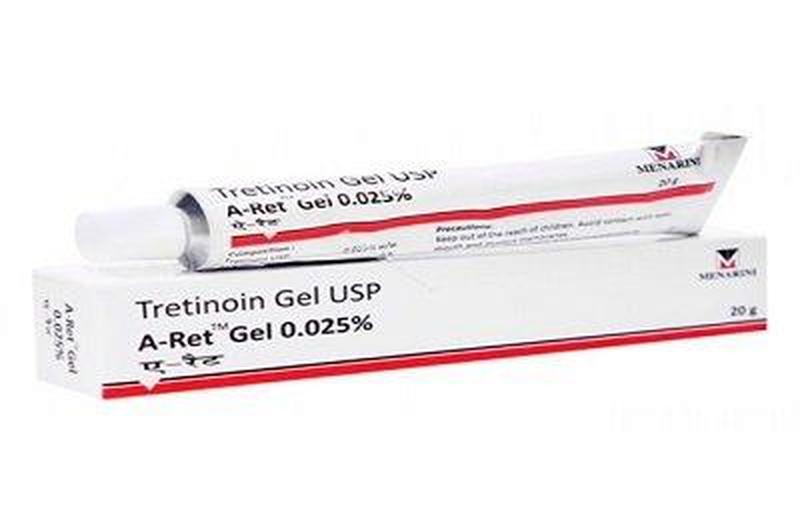 Третиноин гель 0,025% (tretinoin gel usp 0.025% menarini) 20г. индия ...