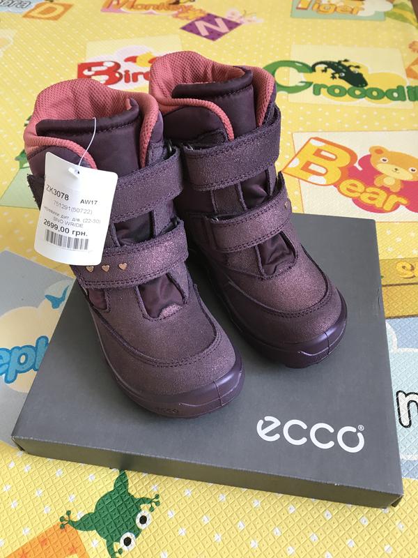 Ботинки детские ecco snowride ( gore-tex), размер 30 — цена 1850 грн в  каталоге Ботинки ✓ Купить товары для детей по доступной цене на Шафе |  Украина #23779638