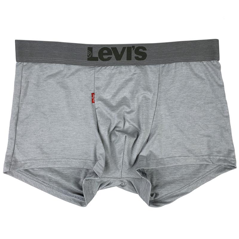Мужские трусы levis, приятный гладкий материал, цвет светло-серый ...