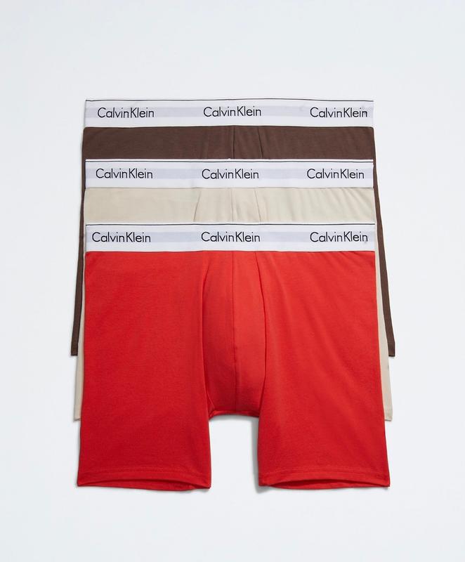 Набор трусов calvin klein modern cotton stretch 3 pack boxer brief ...
