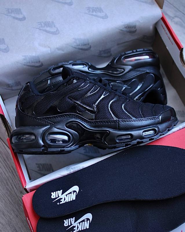 Кроссовки nike air max tn plus black — цена 2450 грн в каталоге ...