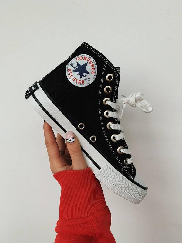 Converse chuck taylor all star high black 3.0 кросівки жіночі конверс ...