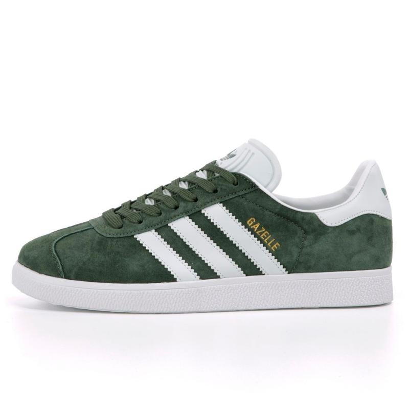 Мужские кроссовки adidas gazelle green, зеленые замшевые кроссовки ...