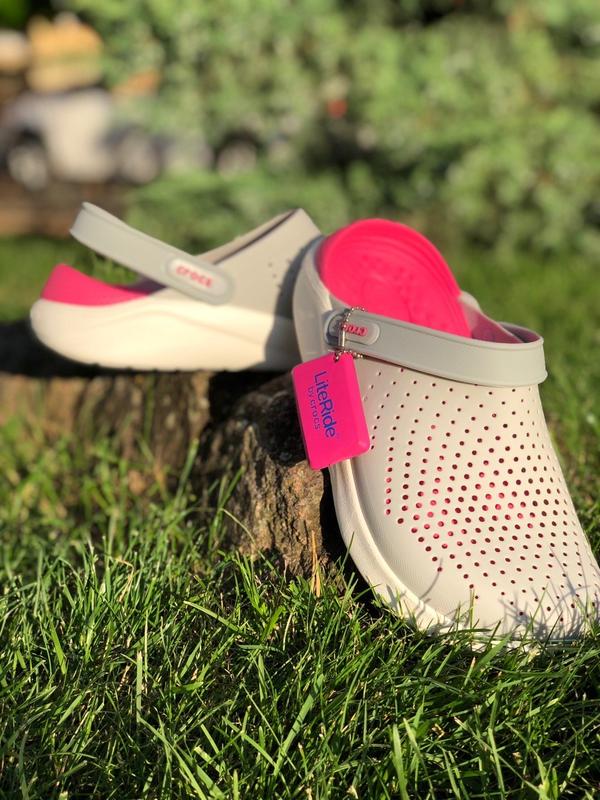 Кроксы сабо модель crocs literide цвет pearl/white женские — цена 1399 ...