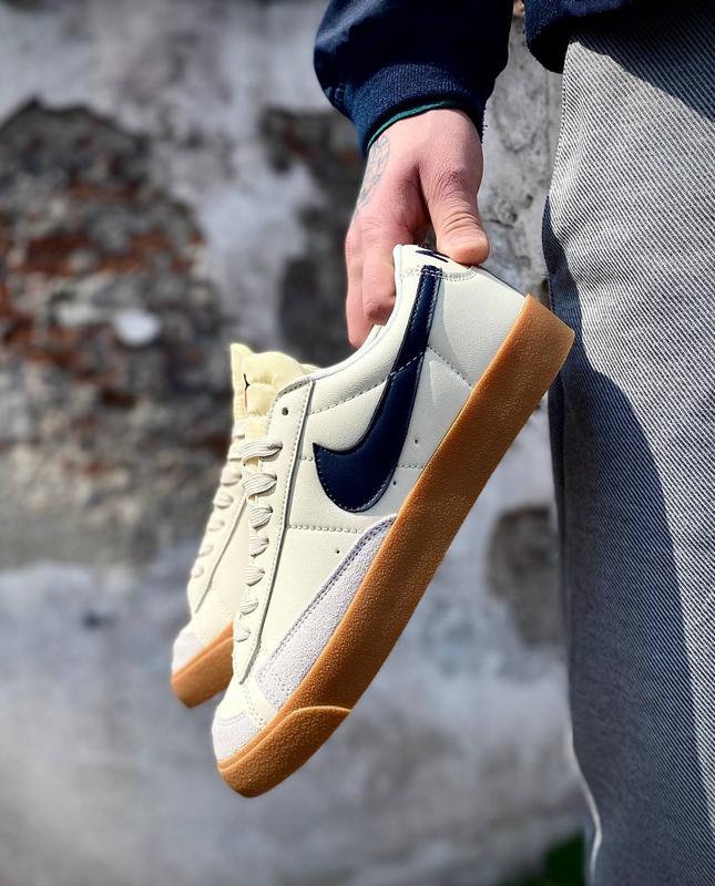 Мужские кроссовки nike blazer low beige кроссовки найк блейзер ряд ...