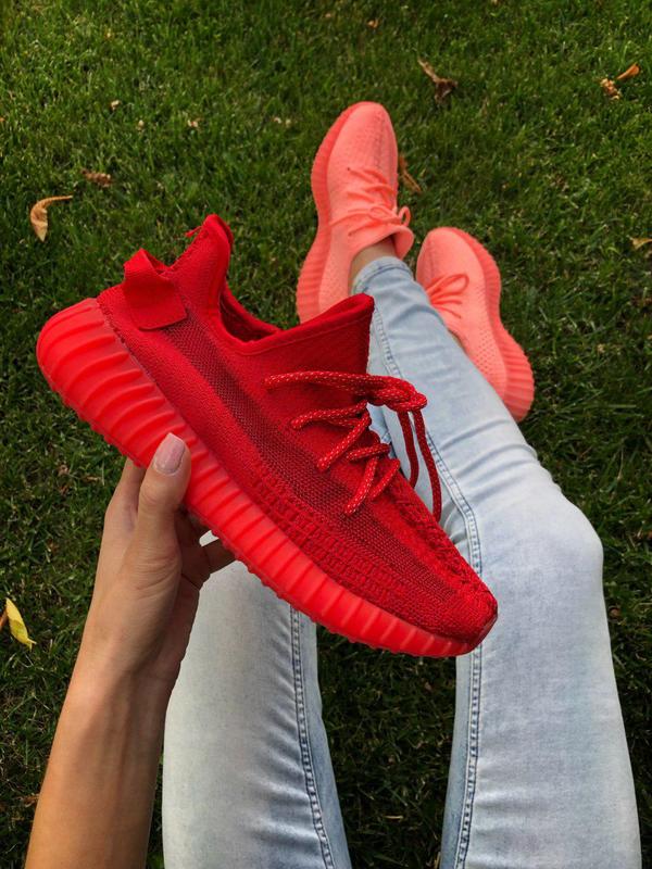 Шикарные кроссовки унисекс adidas yeezy boost 350 red 😍 (весна/ лето/ осень) Adidas, цена - 1499 грн, #24136511, купить по доступной цене | Украина - Шафа