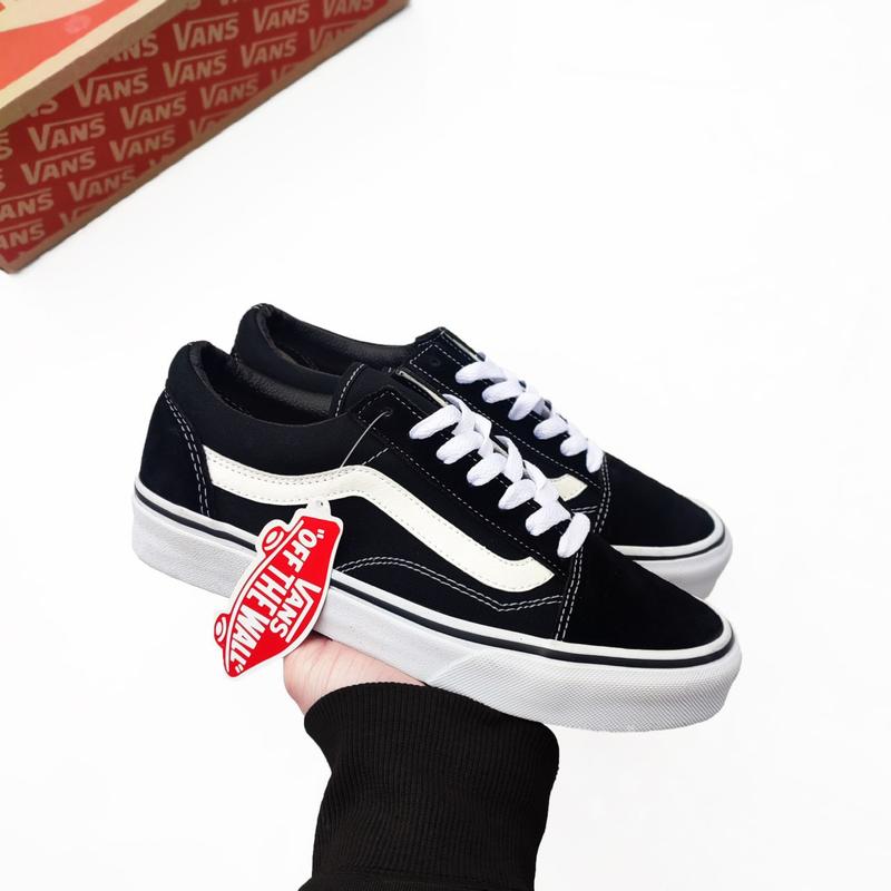 Женские черно-белые замшевые кеды vans old skool 🆕 кеды ванс — цена ...