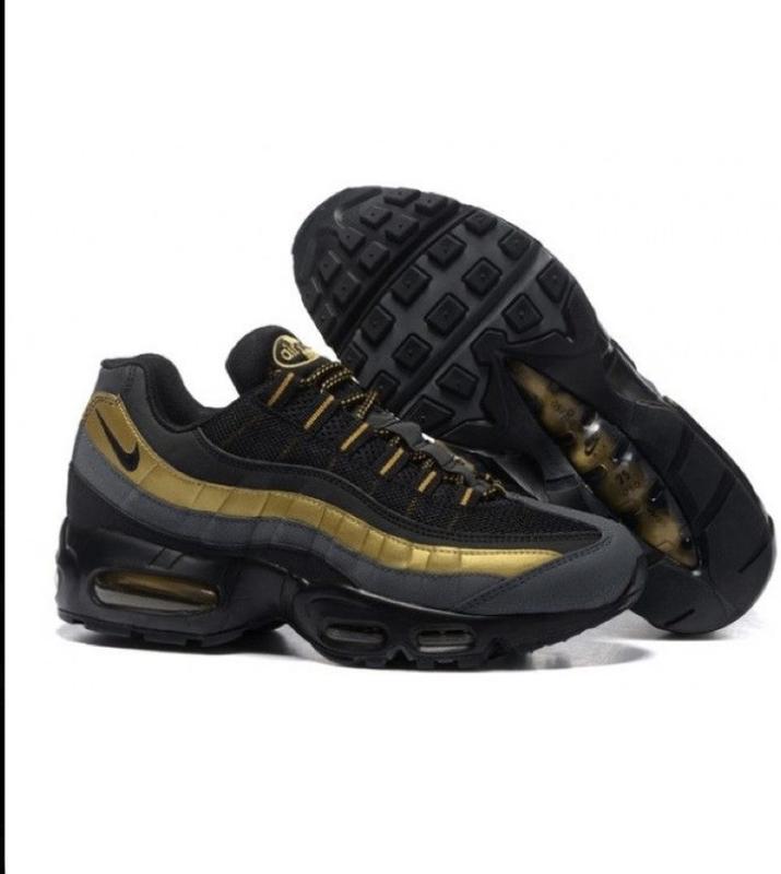 nike air max 95 black metallic gold