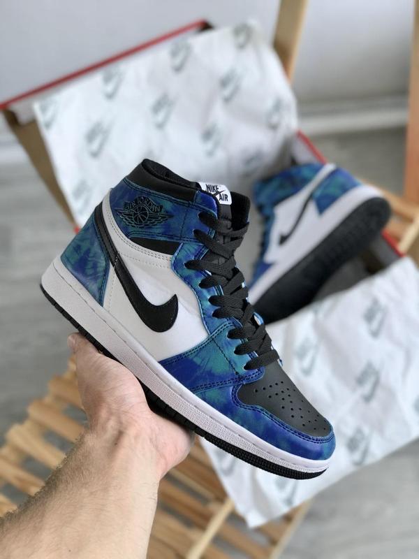 nike air jordan 1 mid blue black white 40 42 43 44 45 2550 119199907
