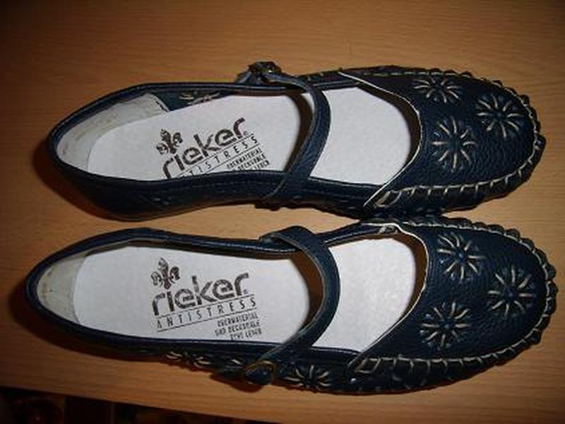 Німецькі балетки rieker антистрес. шкіра. р. 36, 38. нові. — ціна 1200 ...