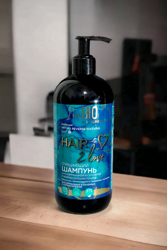 Eveline i'm bio hair 2 love безсульфатный шамунь для жирной кожи головы ...