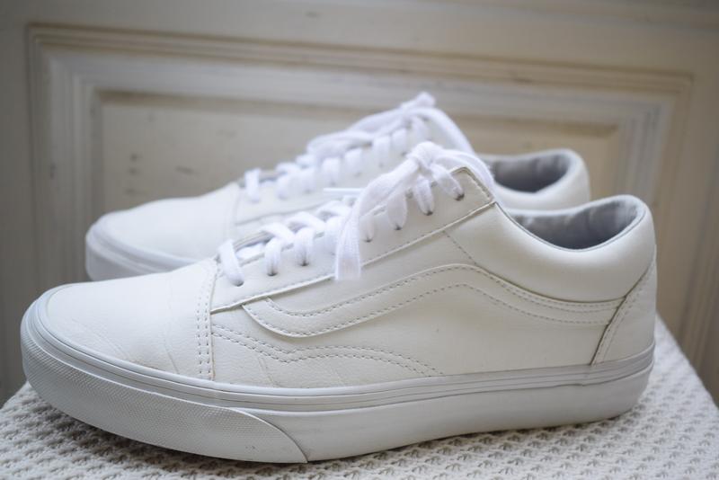 Кожаные кеды мокасины сникерсы кроссовки вансы vans р. 40,5 26 см ...