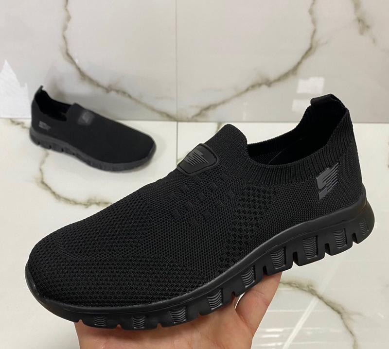 Кроссовки мужские летние под скетчерс (skechers) без шнурка — цена 800 ...
