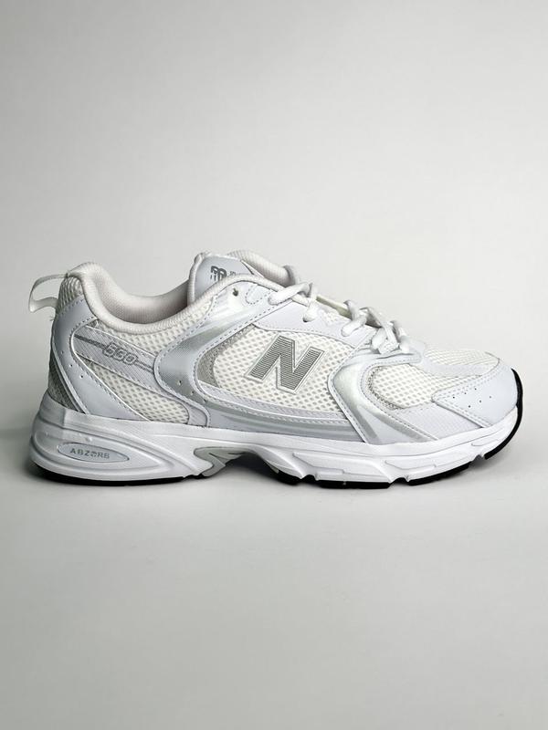 Кроссовки мужские белые nb 530 white/silver — цена 2290 грн в каталоге ...