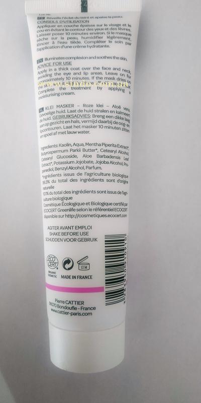 Cattier masque argile rose peaux sensibles 100 ml (маска на основе розовой  глины) — цена 189 грн в каталоге Крем для лица ✓ Купить товары для красоты  и здоровья по доступной цене