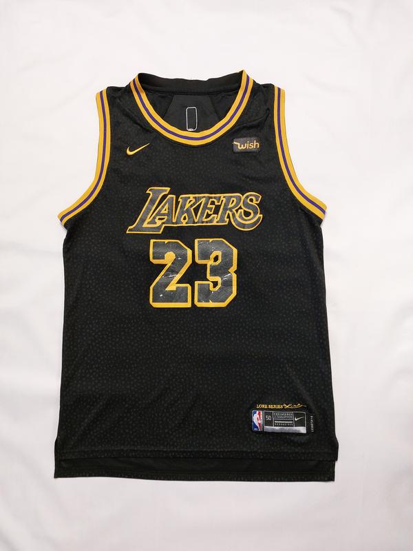 Баскетбольна майка los angeles lakers lebron james #23 nike nba jersey ...
