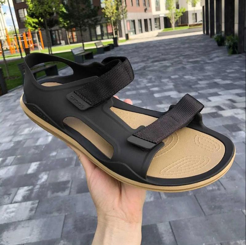 Крокс сандали crocs mens swiftwater expedition sandal espresso /tan ...