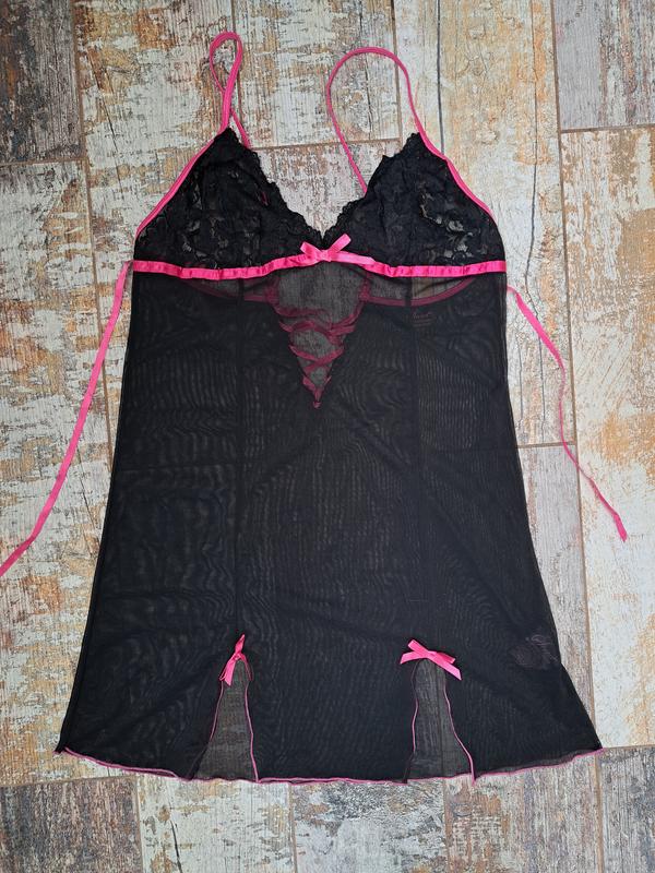 \u041d\u043e\u0447\u043d\u0443\u0448\u043a\u0430 \u0447\u0435\u0440\u043d\u0430\u044f \u0441 \u043a\u0440\u0443\u0436\u0435\u0432\u043e\u043c secret possessions \u043d\u043e\u0432\u0430\u044f \u2014 \u0446\u0435\u043d\u0430 150 \u0433\u0440\u043d \u0432 ...