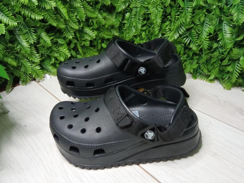 Crocs classic hiker clog чёрные кроксы сабо на платформе — цена 1799 ...