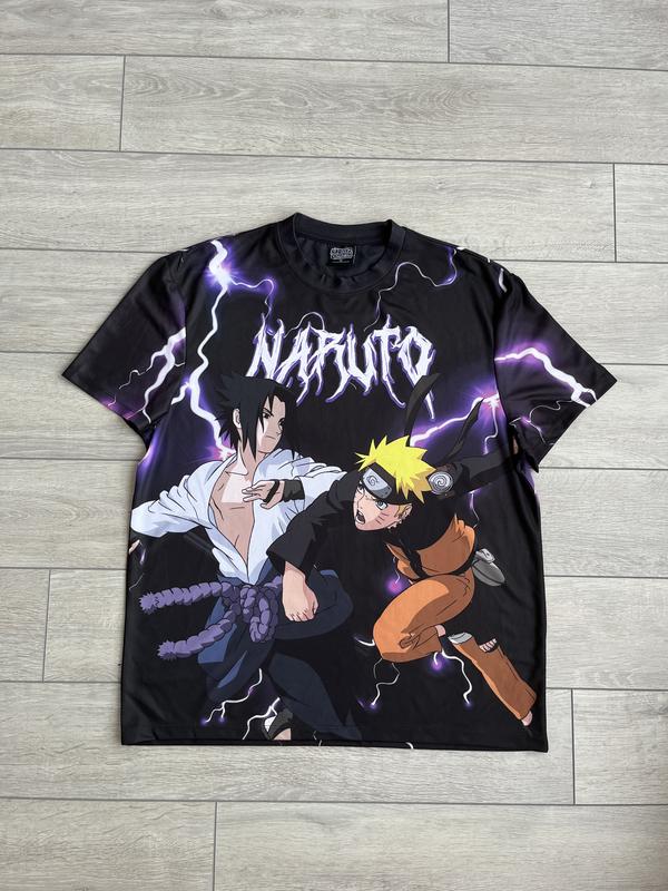 Футболка naruto shippuden anime merch primark майка аниме мерч — цена