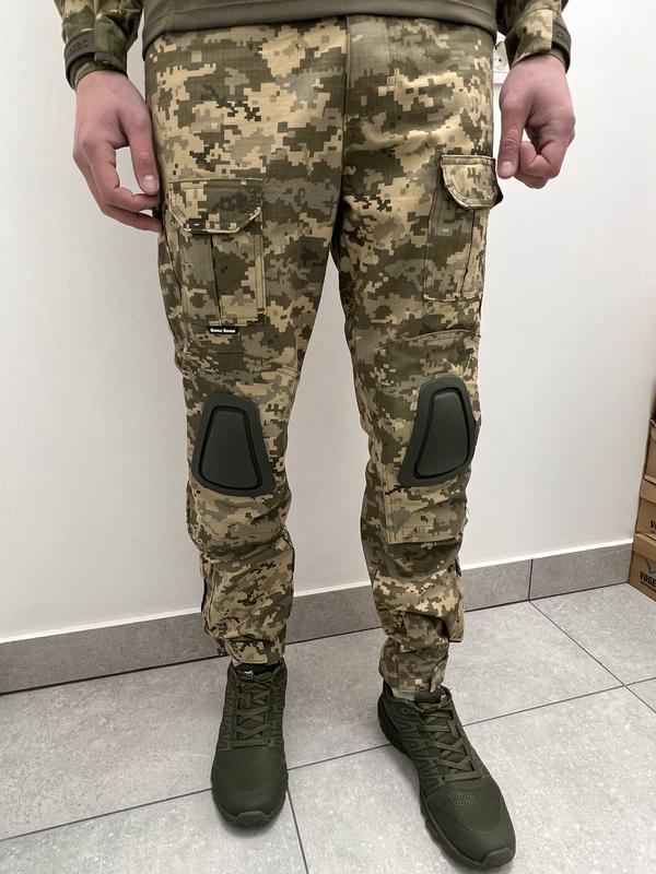 Тактические штаны всу с наколенниками , штаны военные рип стоп пиксель ...