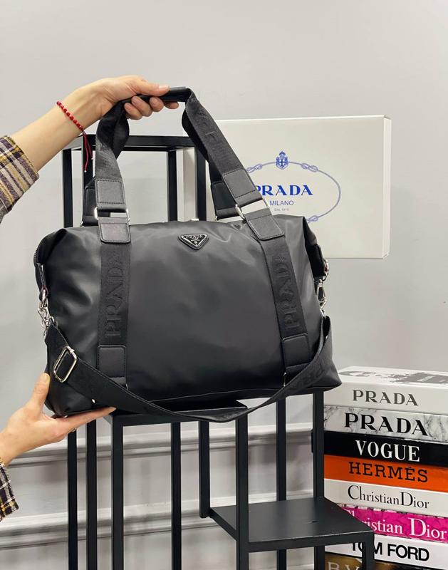 Сумка большая черная в стиле prada сумка женская мужская унисекс прада ...