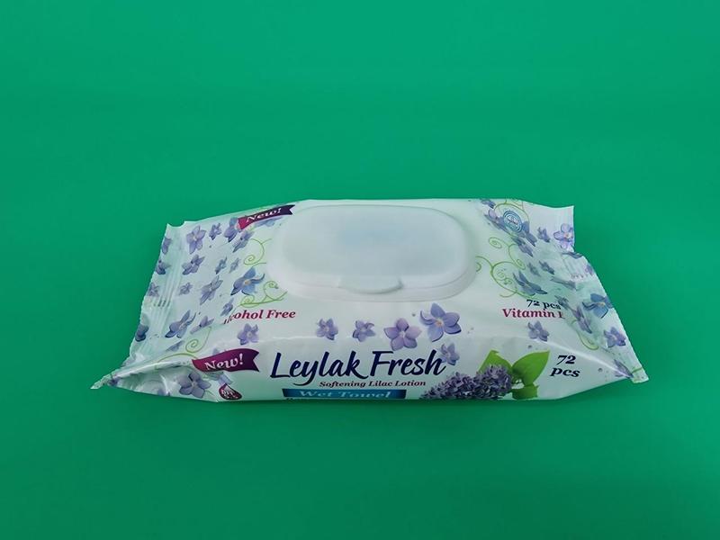 Влажная салфетка 72 шт с клапаном "leylak fresh" сирень (1 пачка ...