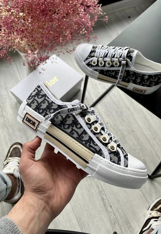dior b23 low logo black grey 2499 120037603