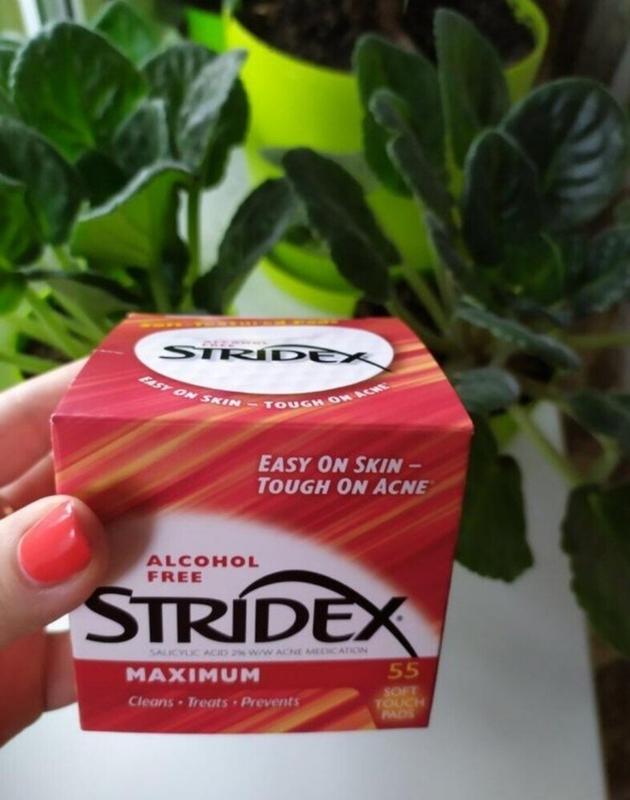 Салициловые диски против акне stridex single-step acne control maximum ...