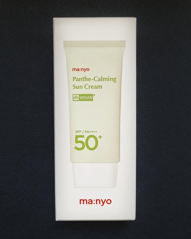 Легкий минеральный санскрин manyo factory panthe-calming sun cream ...