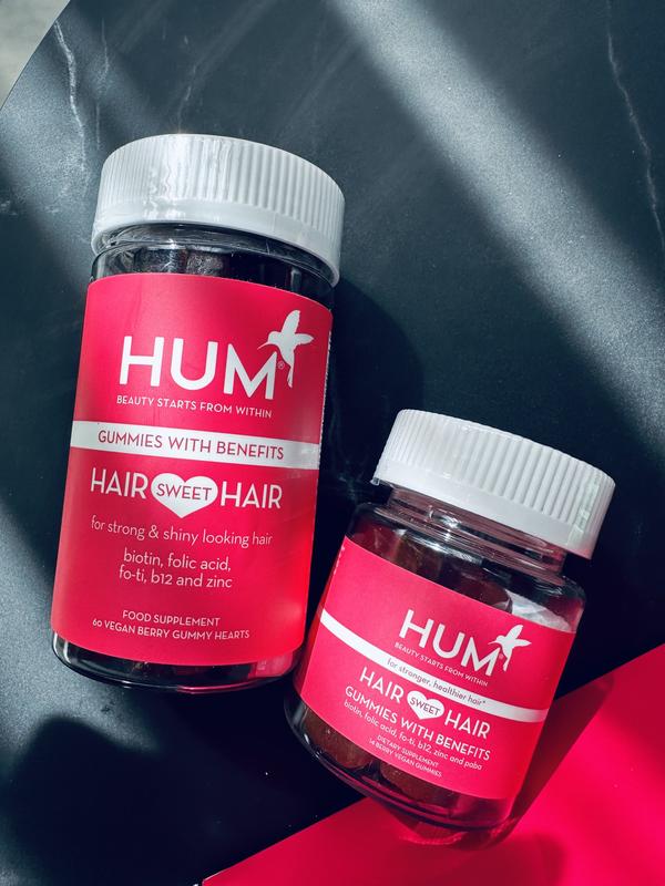 Hum nutrition hair sweet hairtm - hair growth vegan gummies with biotin ...