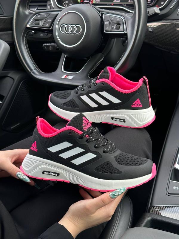 adidas cloudfoam black and rose gold