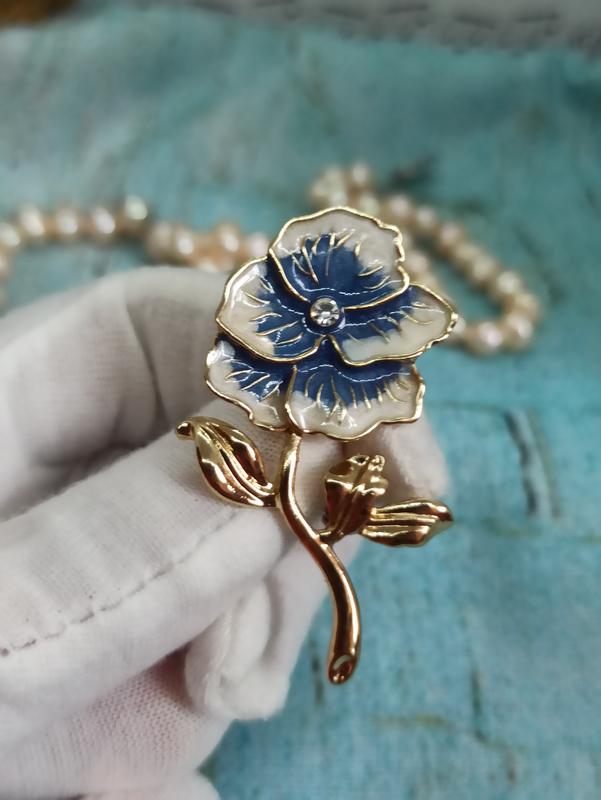 Брошь незабудка, цветок, анютины глазки — цена 145 грн в каталоге Броши ...