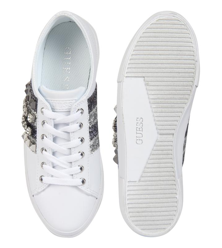 Белые кеды guess оригинал, классические, новые спортивные — цена 650 ...