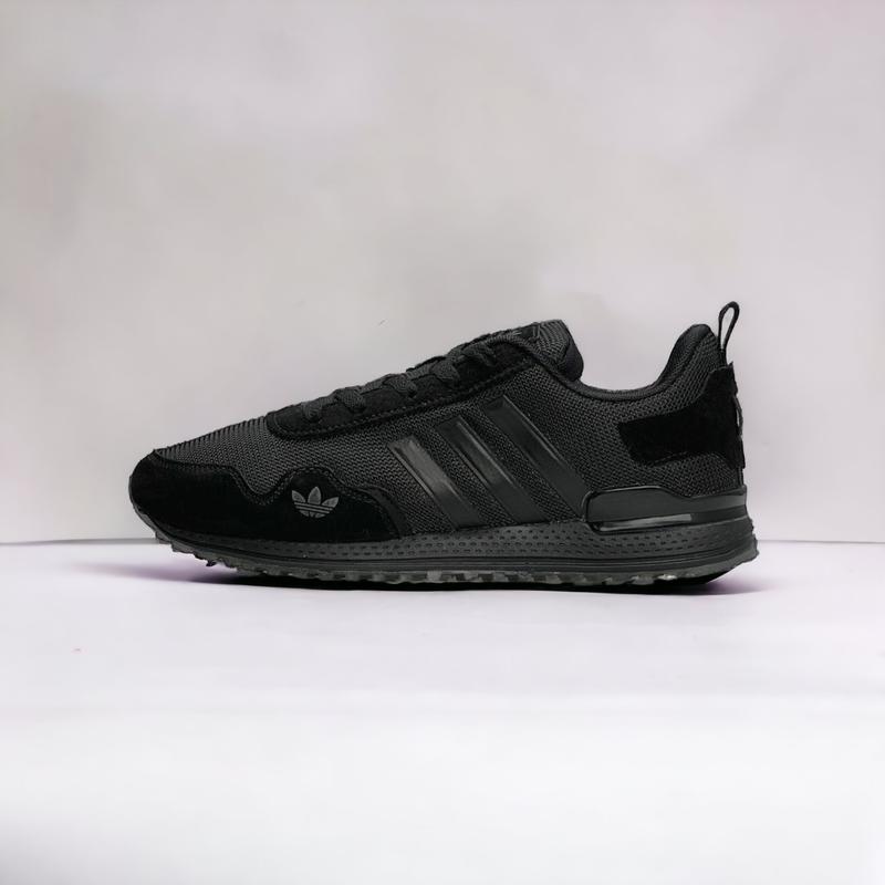 Мужские черные демисезонные кроссовки adidas poo s3 black замшевые ...