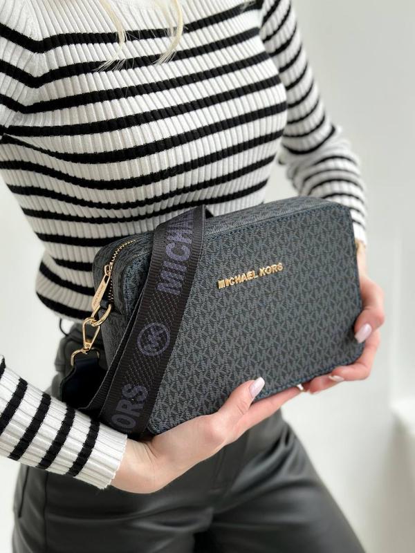 Grey michael kors crossbody sale